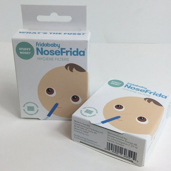 FridaBaby NoseFrida Hygiene Filters Nose Frida Baby Snot Sucker Filter Lot Of 2 - Picture 8 of 12